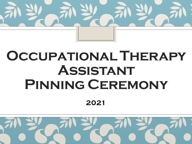 Occupational Therapy Assistant Mercy College   Occupational Therapy Assistant 1 